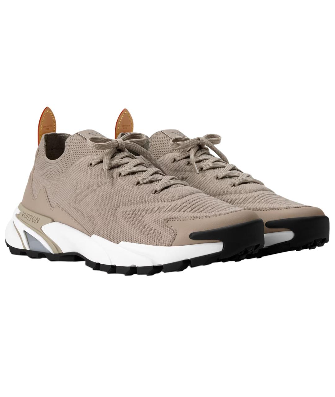 LOUIS VUITTON Коричневые низкие кроссовки / кеды, фото 3