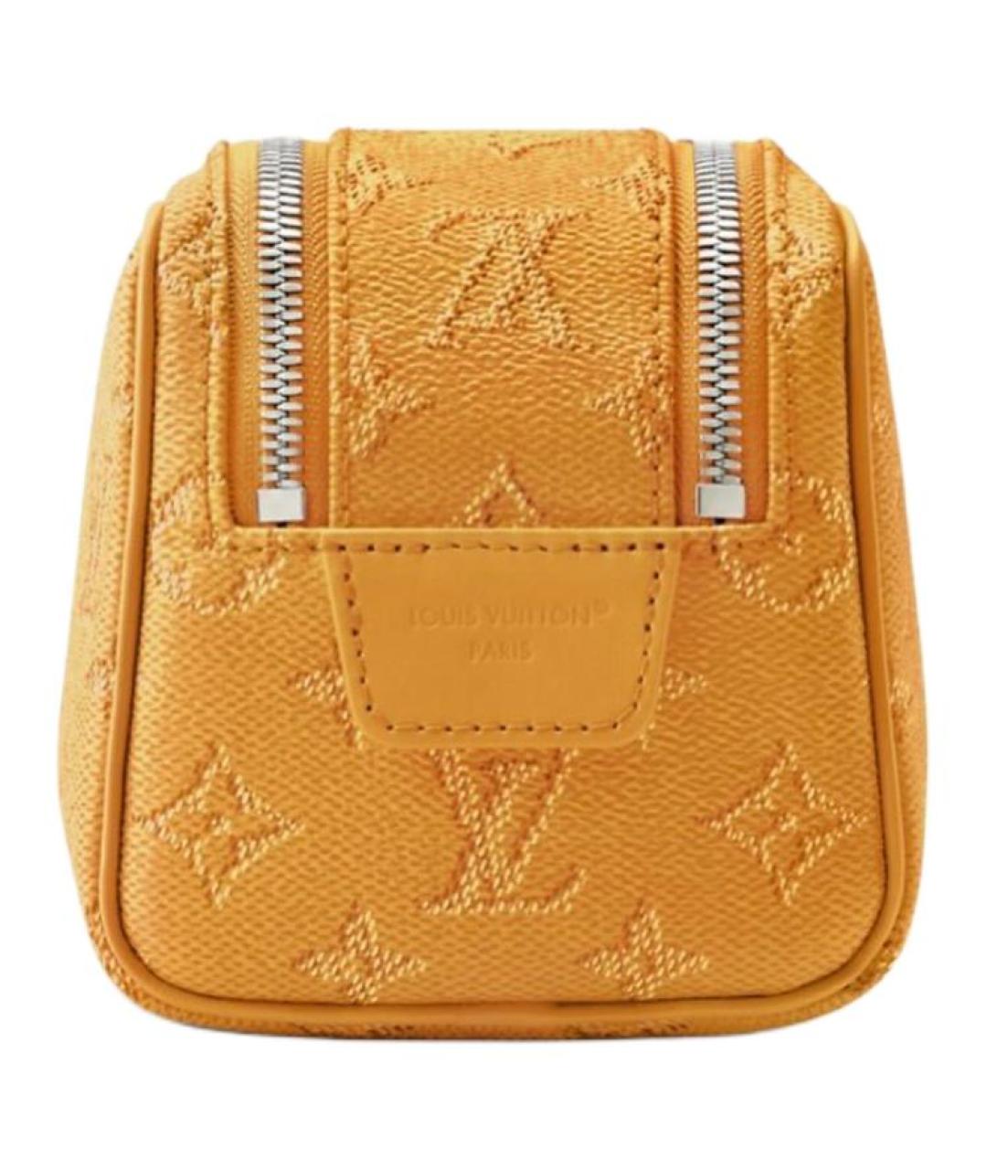 LOUIS VUITTON Желтая барсетка, фото 3