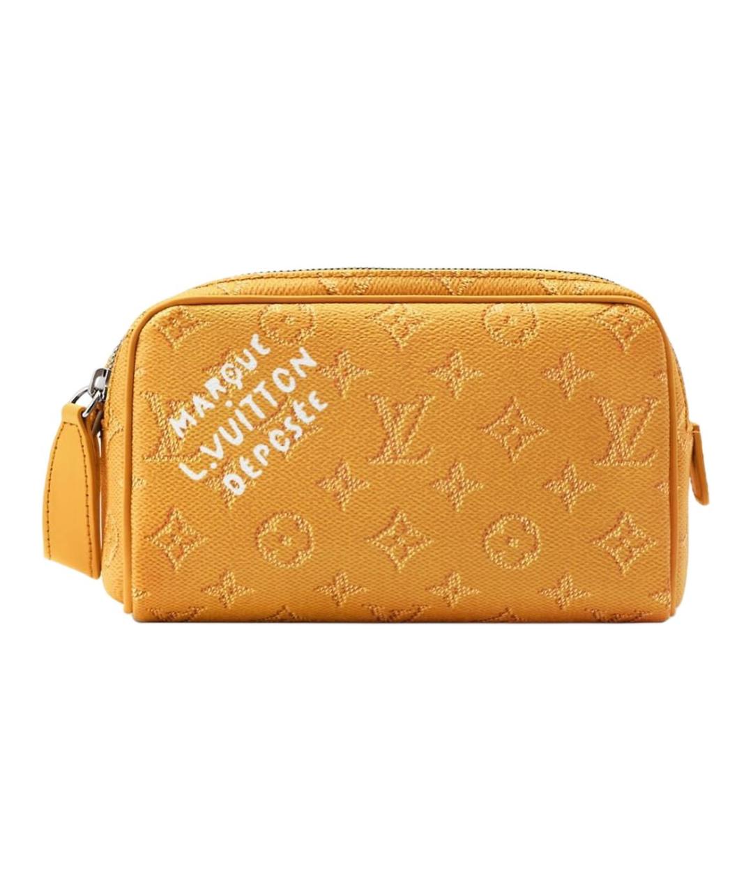 LOUIS VUITTON Желтая барсетка, фото 1