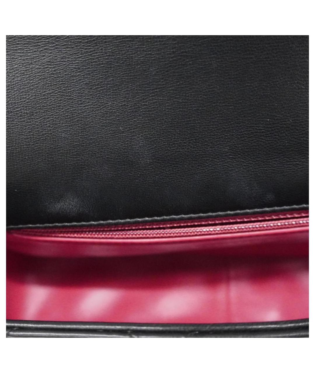 CHANEL Черная кожаная сумка через плечо, фото 4