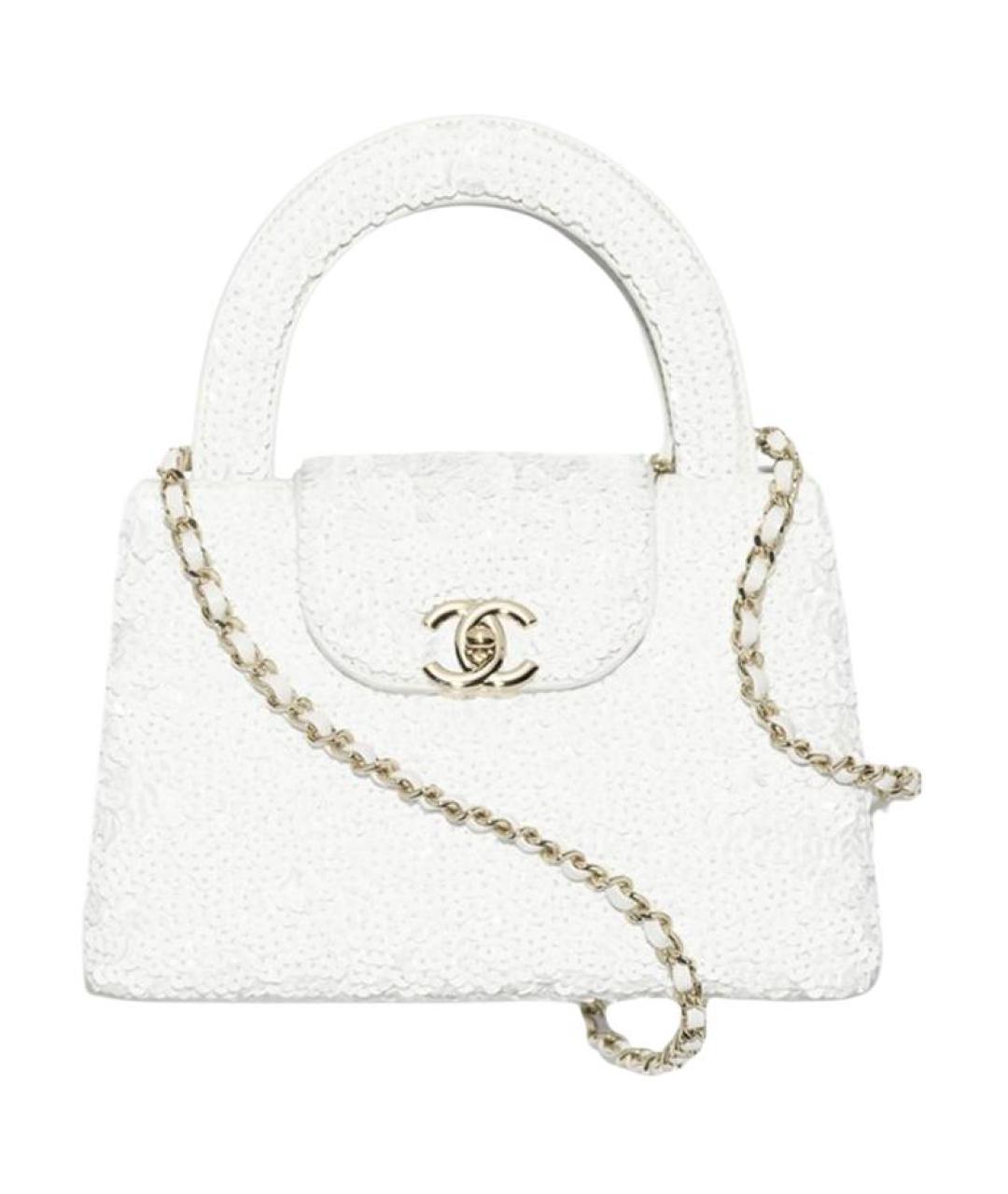 CHANEL Белая сумка через плечо, фото 1