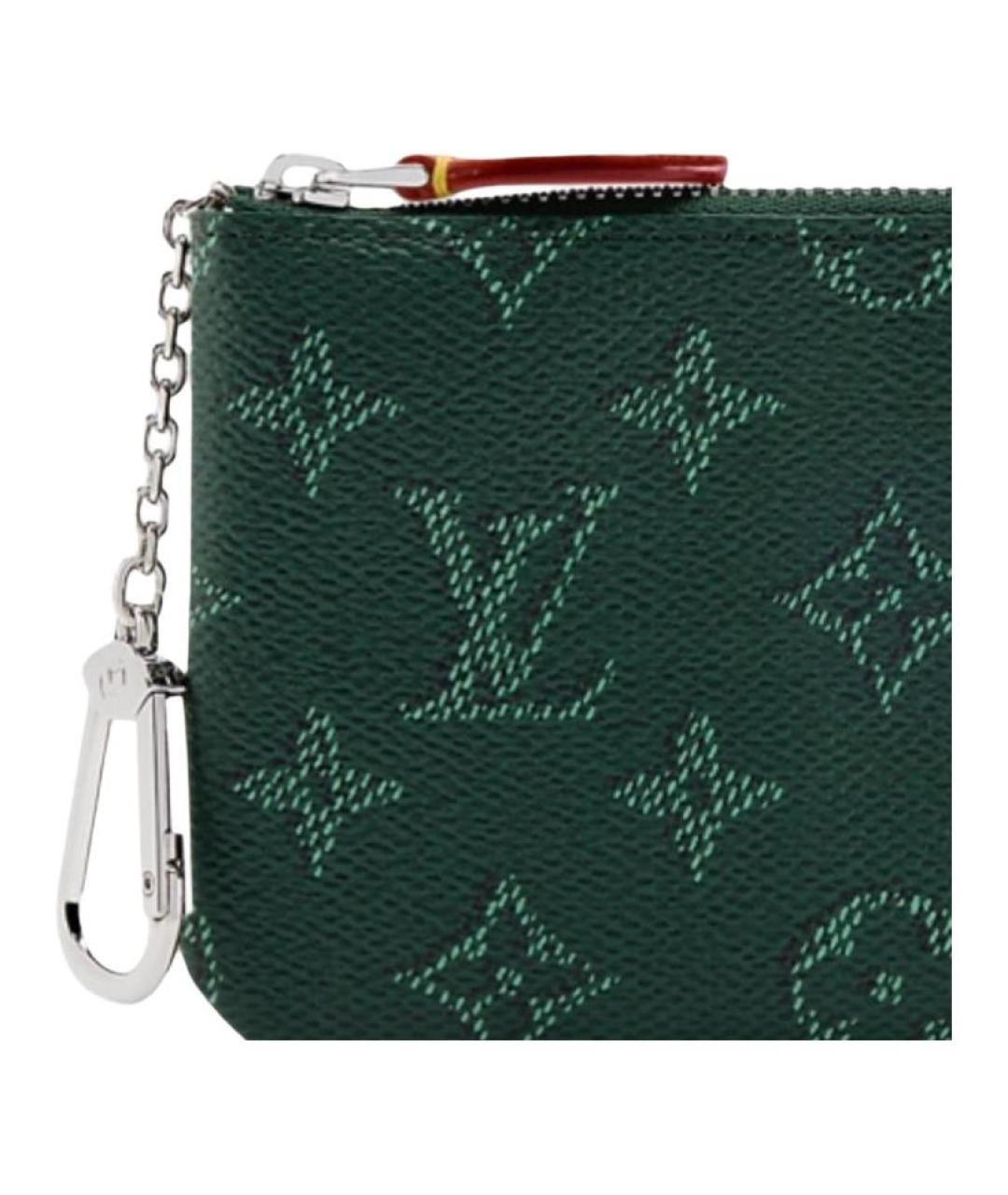 LOUIS VUITTON Зеленая ключница, фото 5
