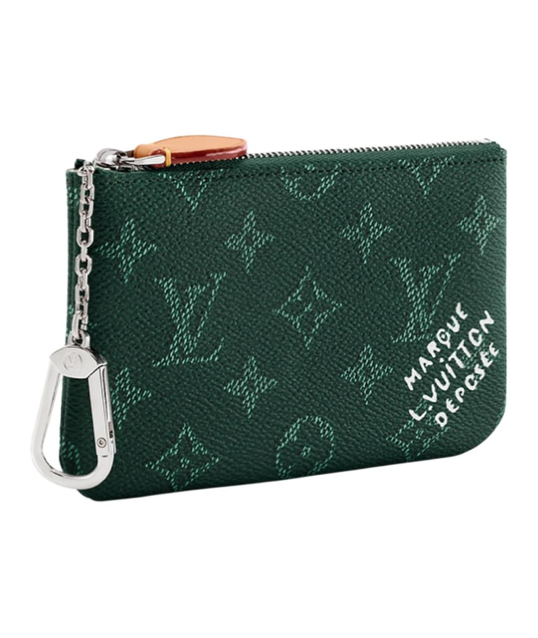 LOUIS VUITTON Зеленая ключница, фото 2