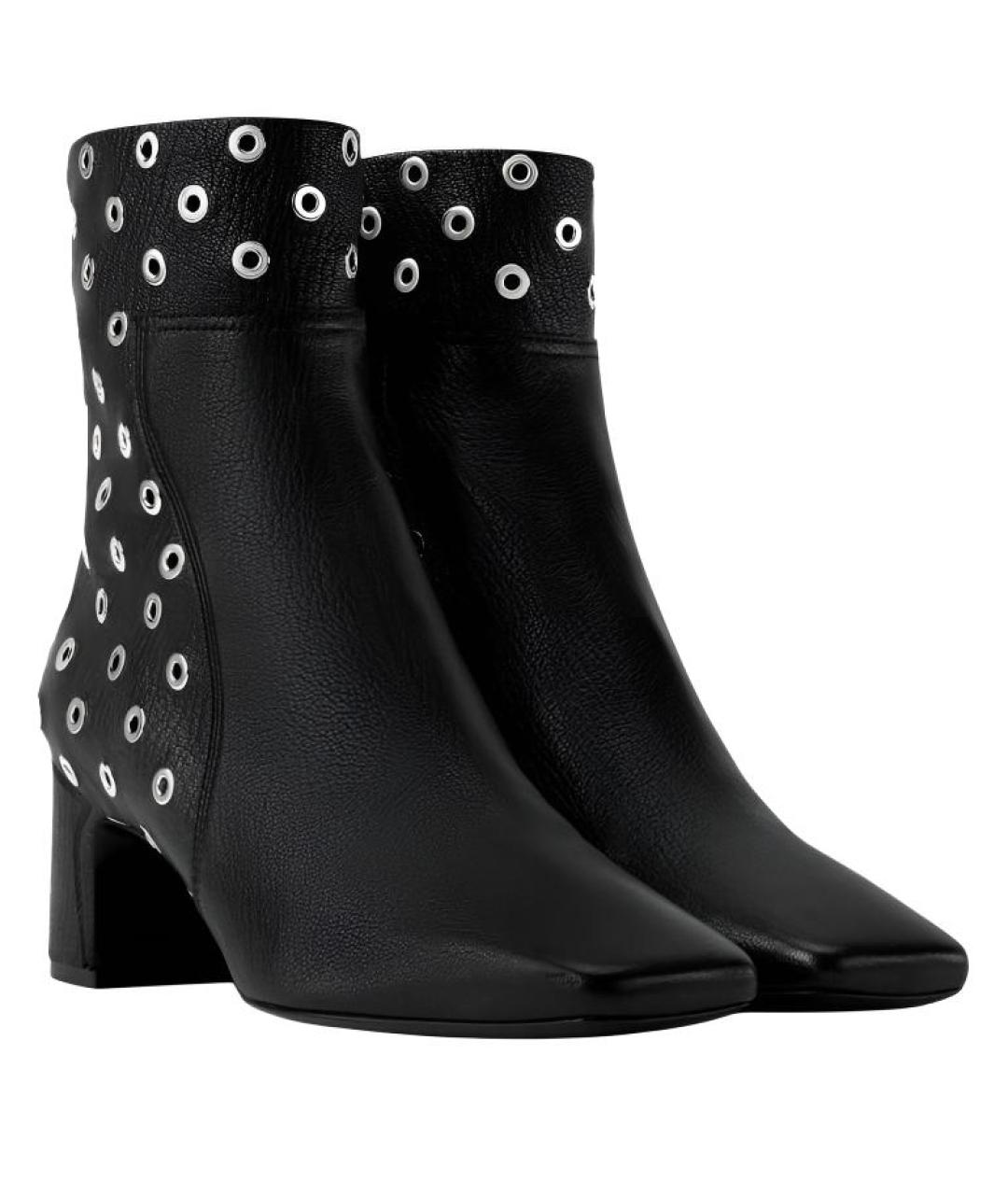 LOUIS VUITTON Черные кожаные сапоги, фото 3