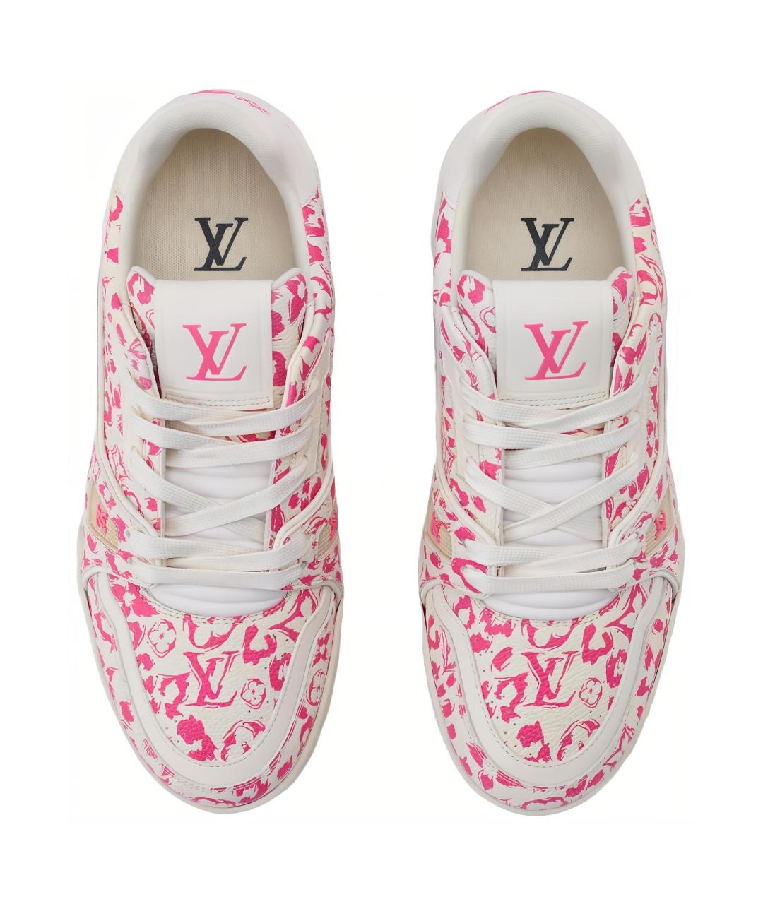 LOUIS VUITTON Мульти кожаные кеды, фото 4