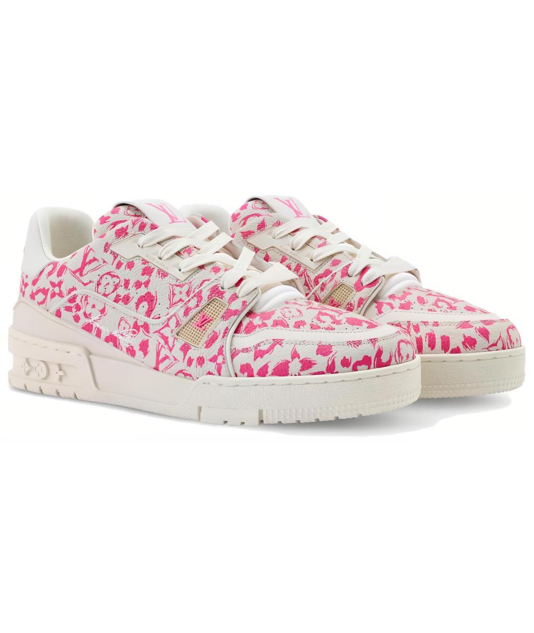 LOUIS VUITTON Мульти кожаные кеды, фото 3