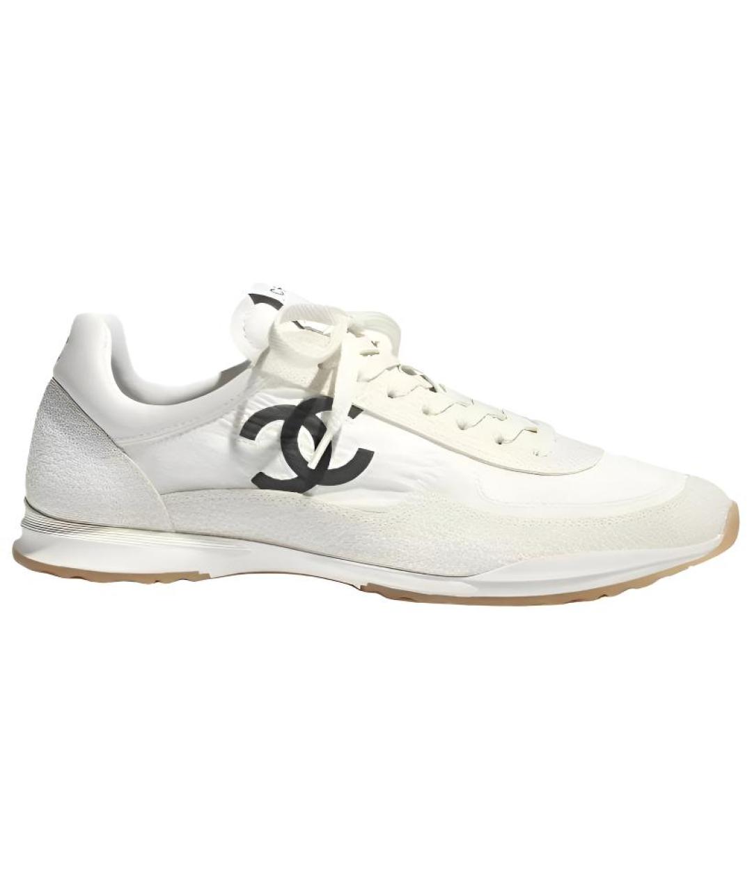 CHANEL Белые кроссовки, фото 1