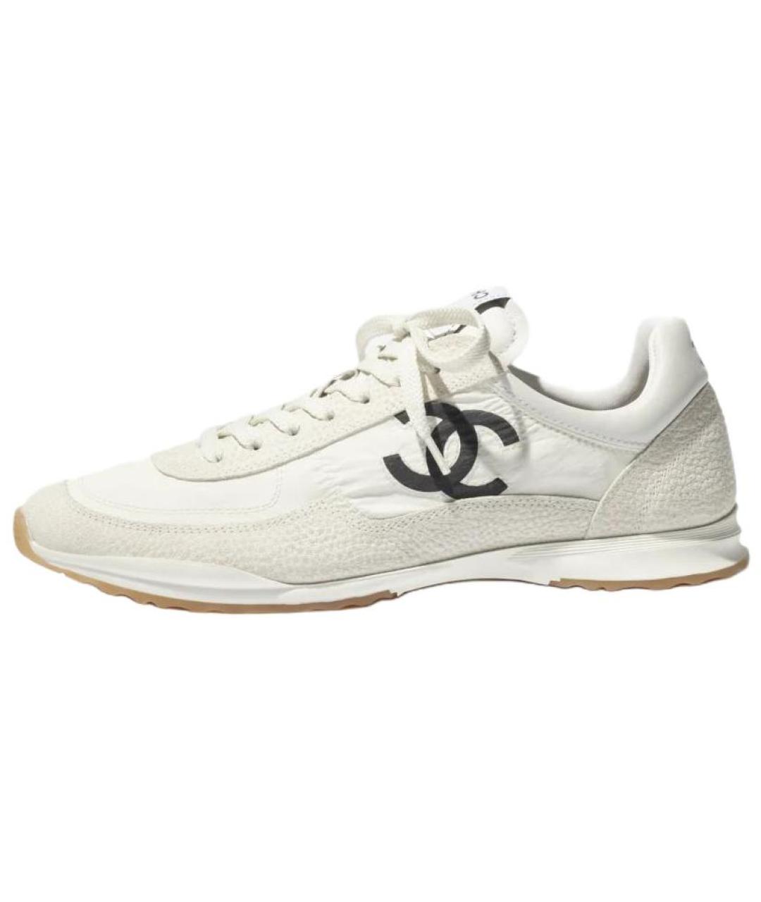 CHANEL Белые кроссовки, фото 2