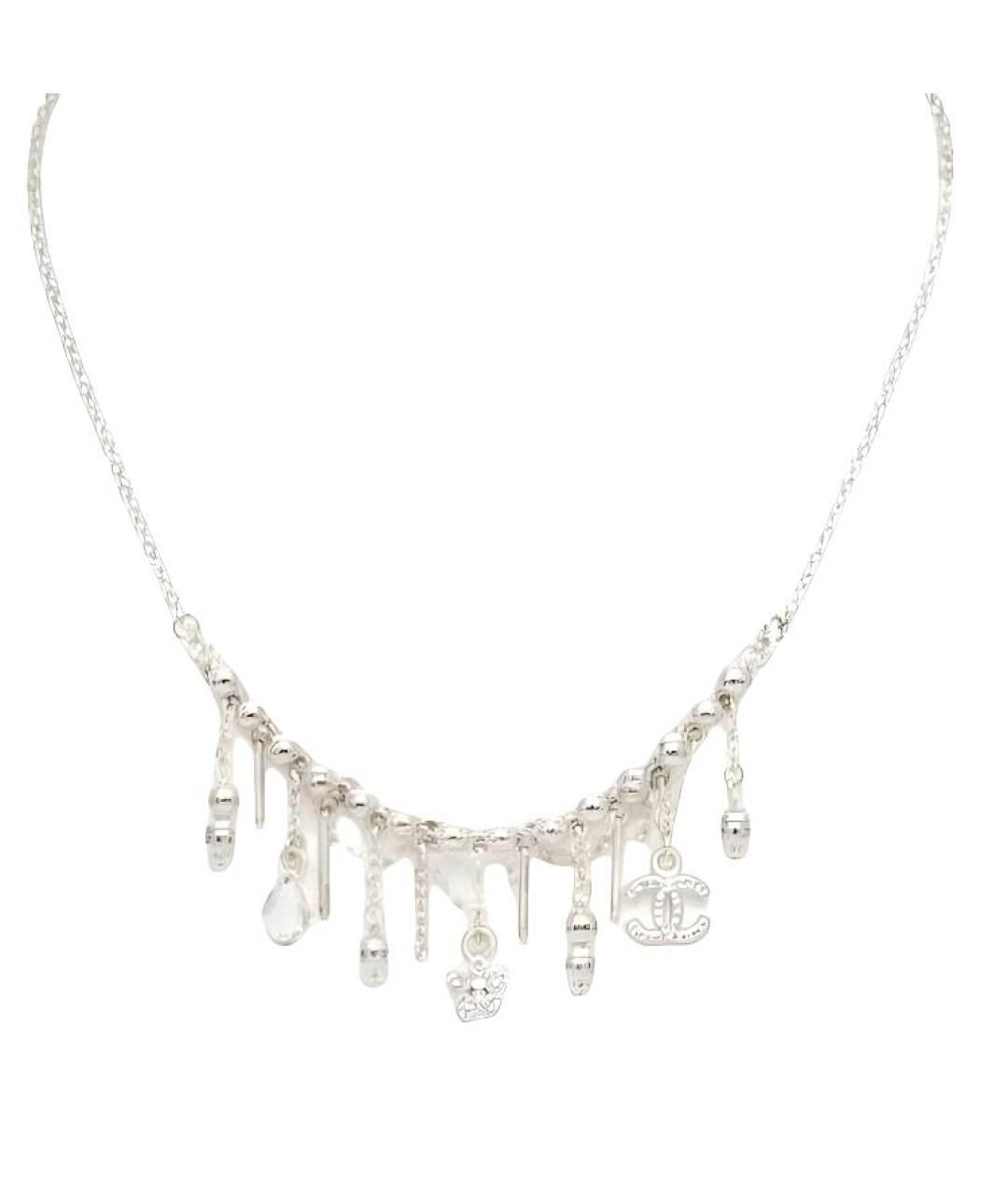 CHANEL Серебряное колье, фото 1