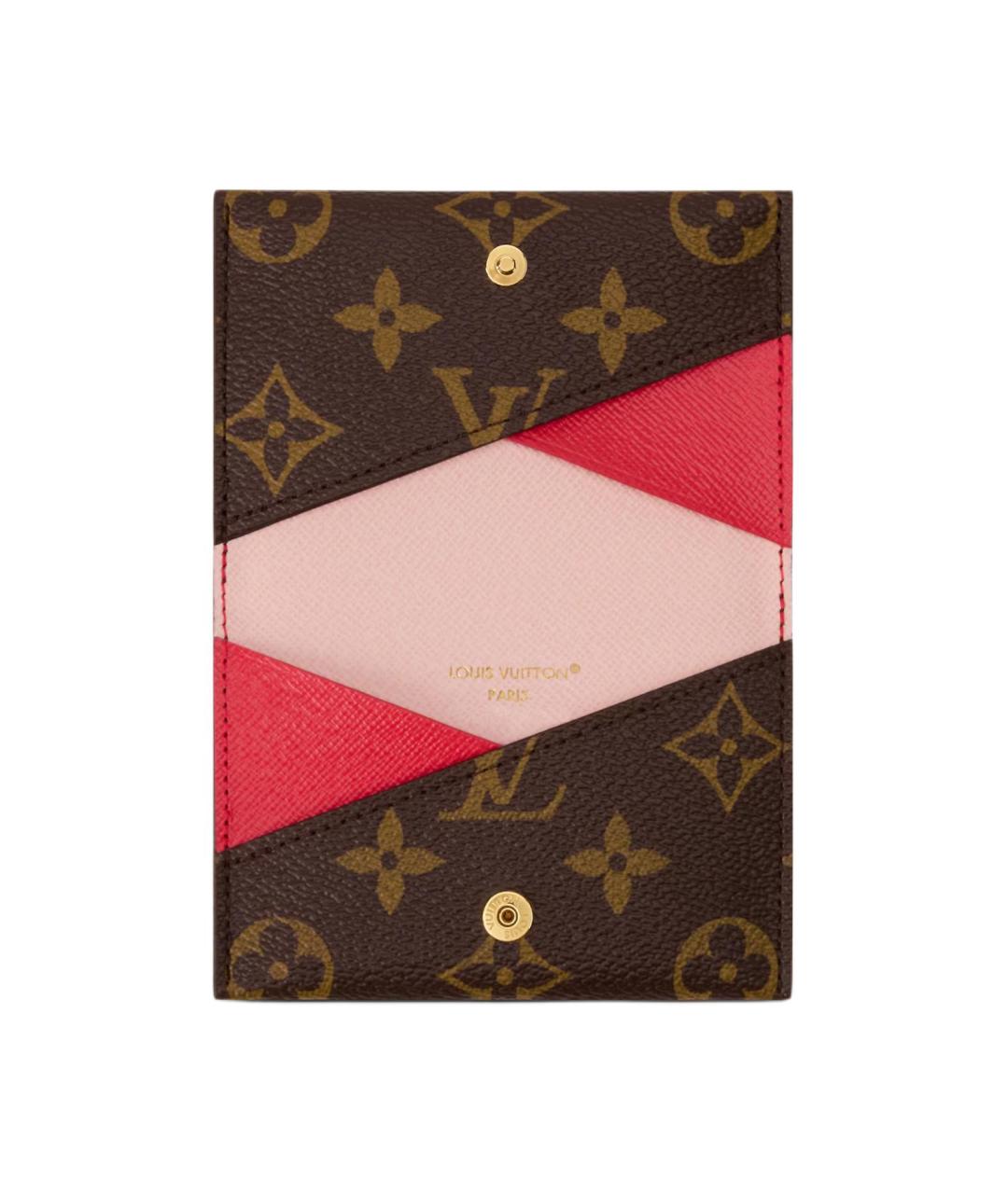 LOUIS VUITTON Коричневый кардхолдер, фото 4