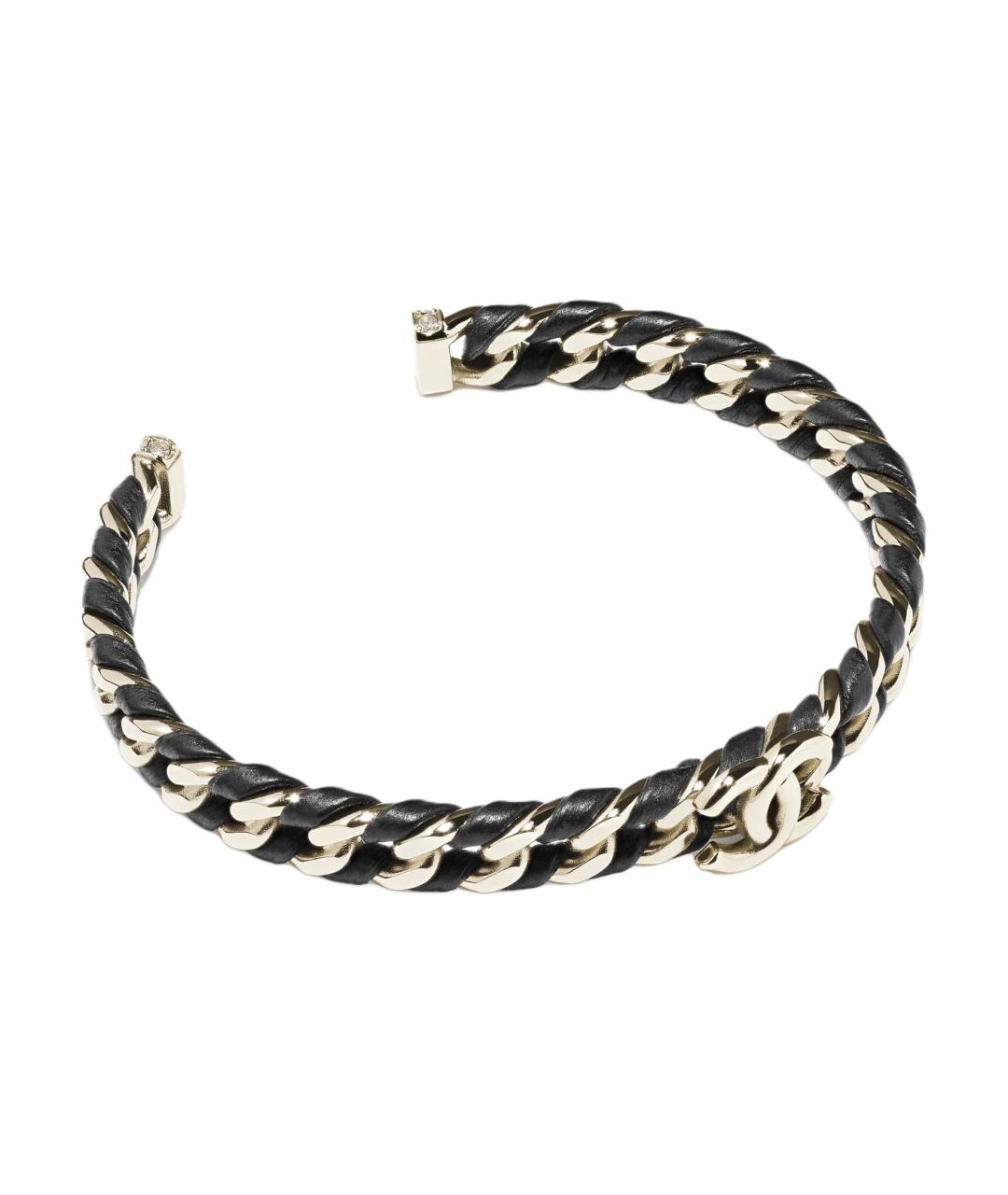 CHANEL Серебрянный металлический браслет, фото 2