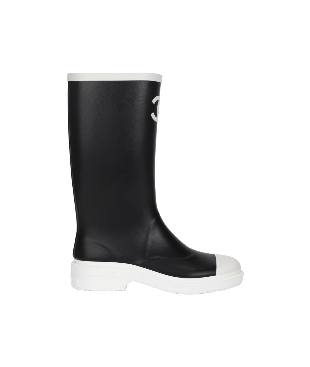 CHANEL Черные сапоги, фото 1