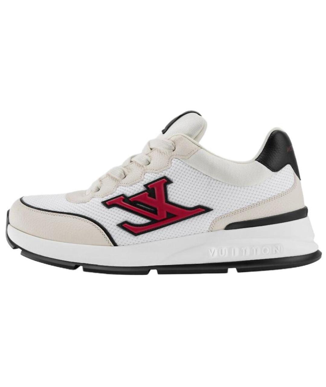 LOUIS VUITTON Кожаные низкие кроссовки / кеды, фото 2