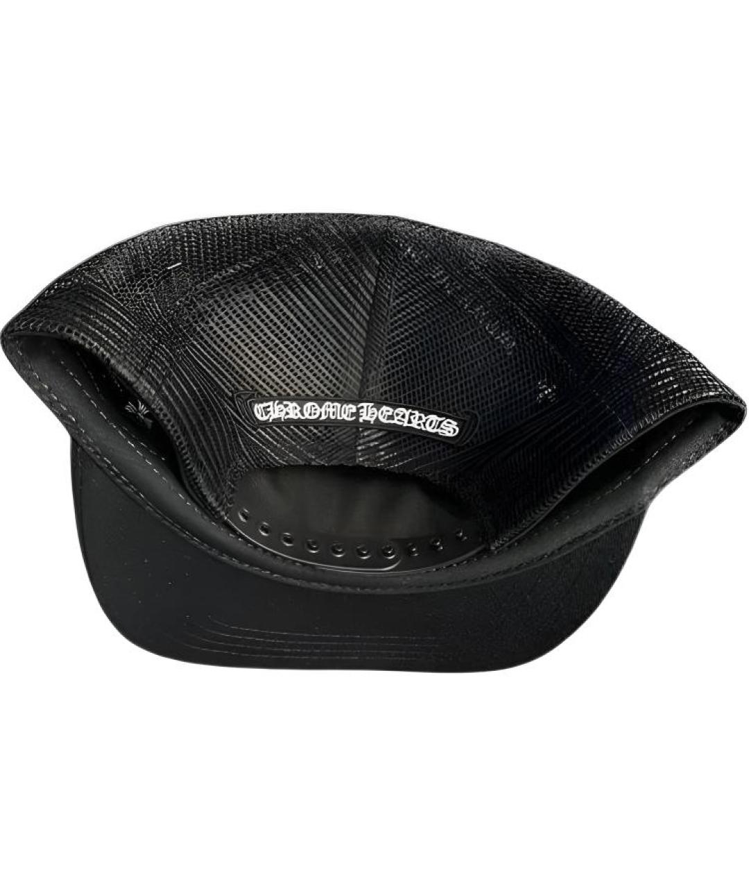 CHROME HEARTS Черная хлопковая кепка, фото 2