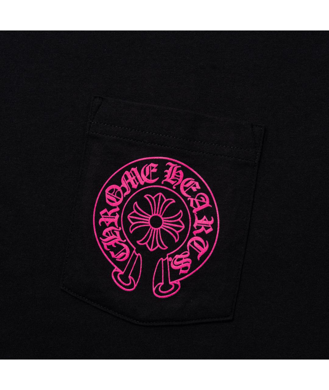 CHROME HEARTS Черная хлопковая футболка, фото 5