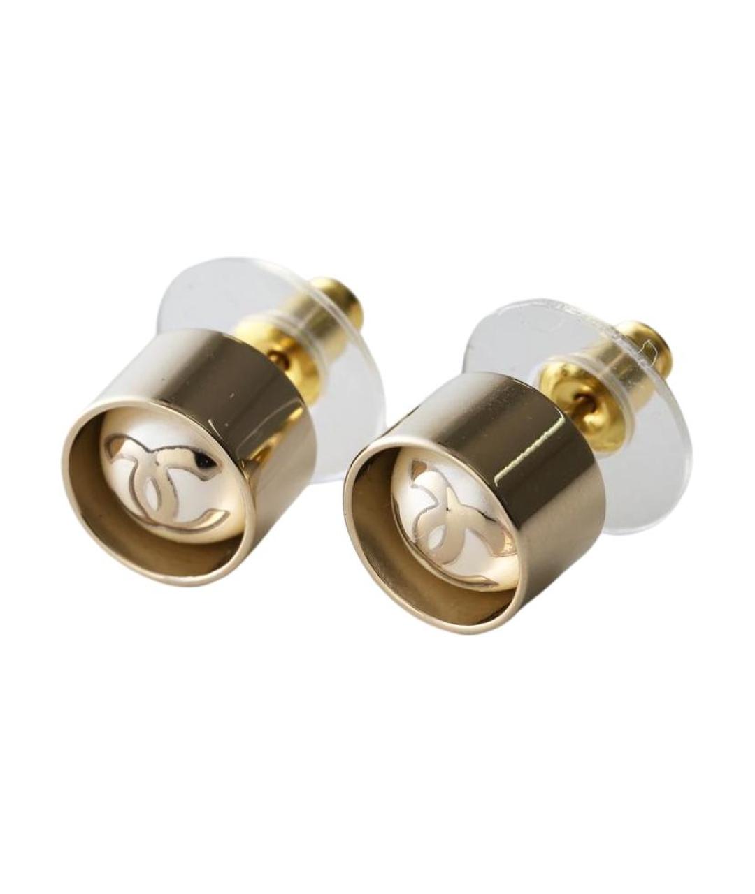 CHANEL Золотые серьги, фото 1