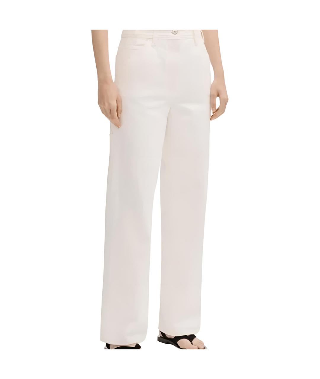 CHANEL Белые прямые джинсы, фото 5