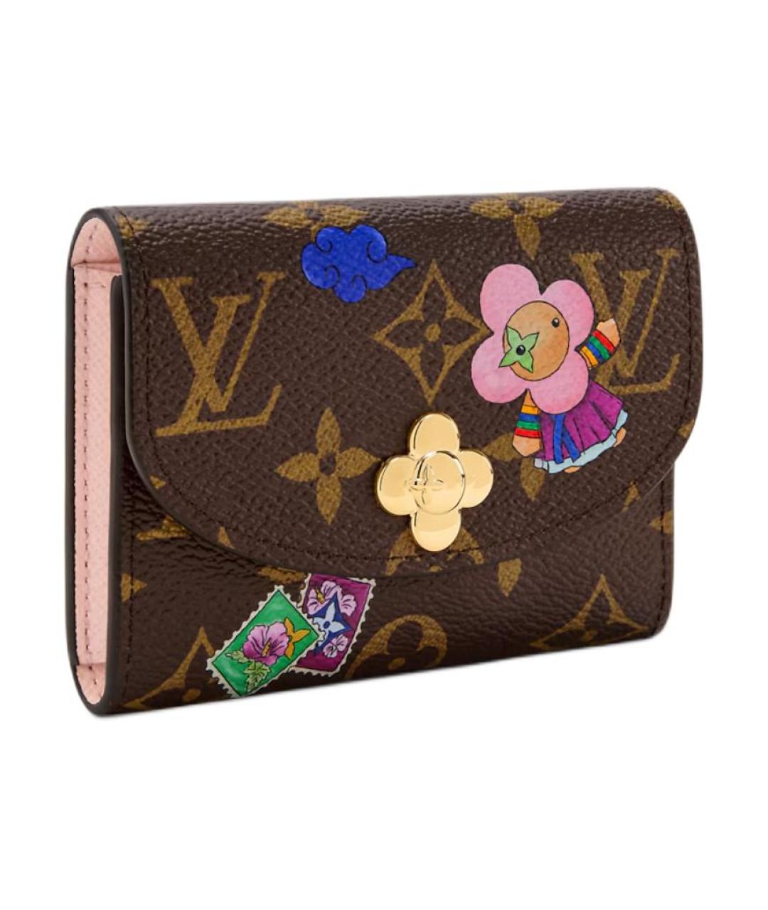 LOUIS VUITTON Коричневый кошелек, фото 2