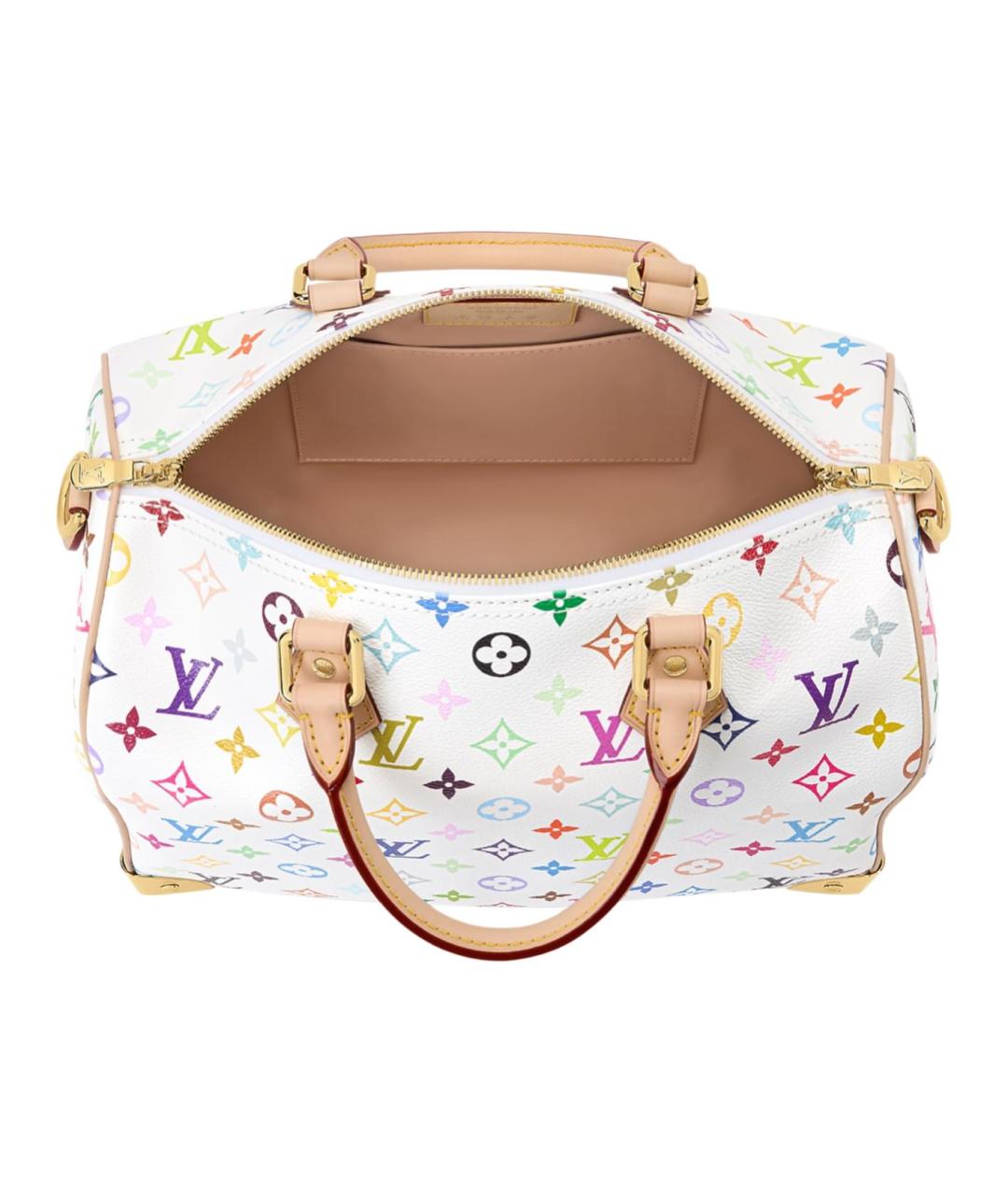 LOUIS VUITTON Белая сумка через плечо, фото 4