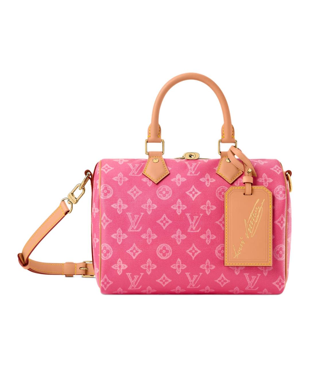 LOUIS VUITTON Розовая сумка тоут, фото 1