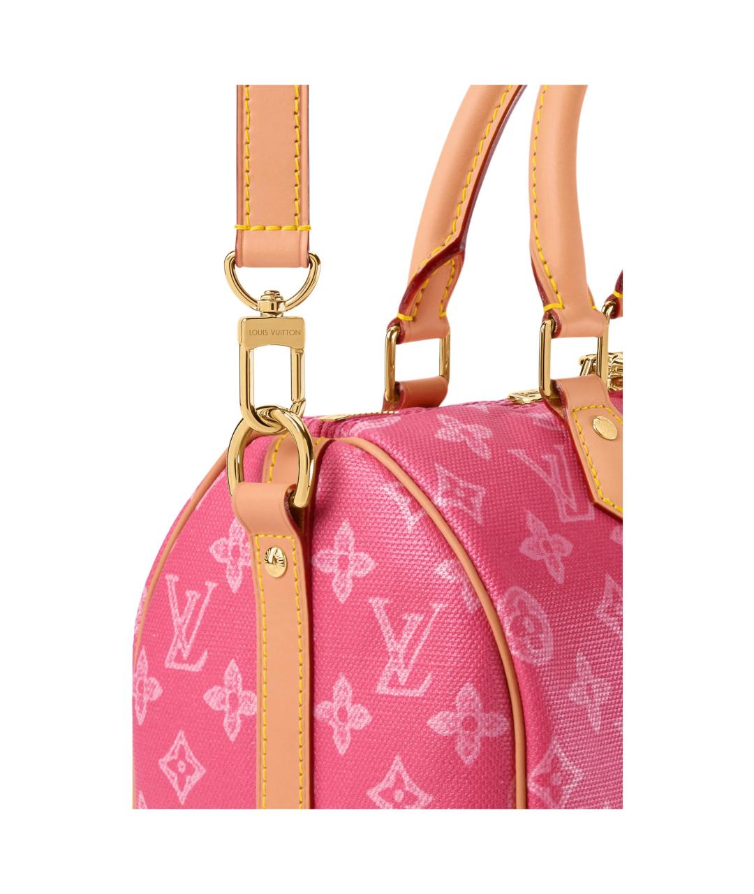 LOUIS VUITTON Розовая сумка тоут, фото 5