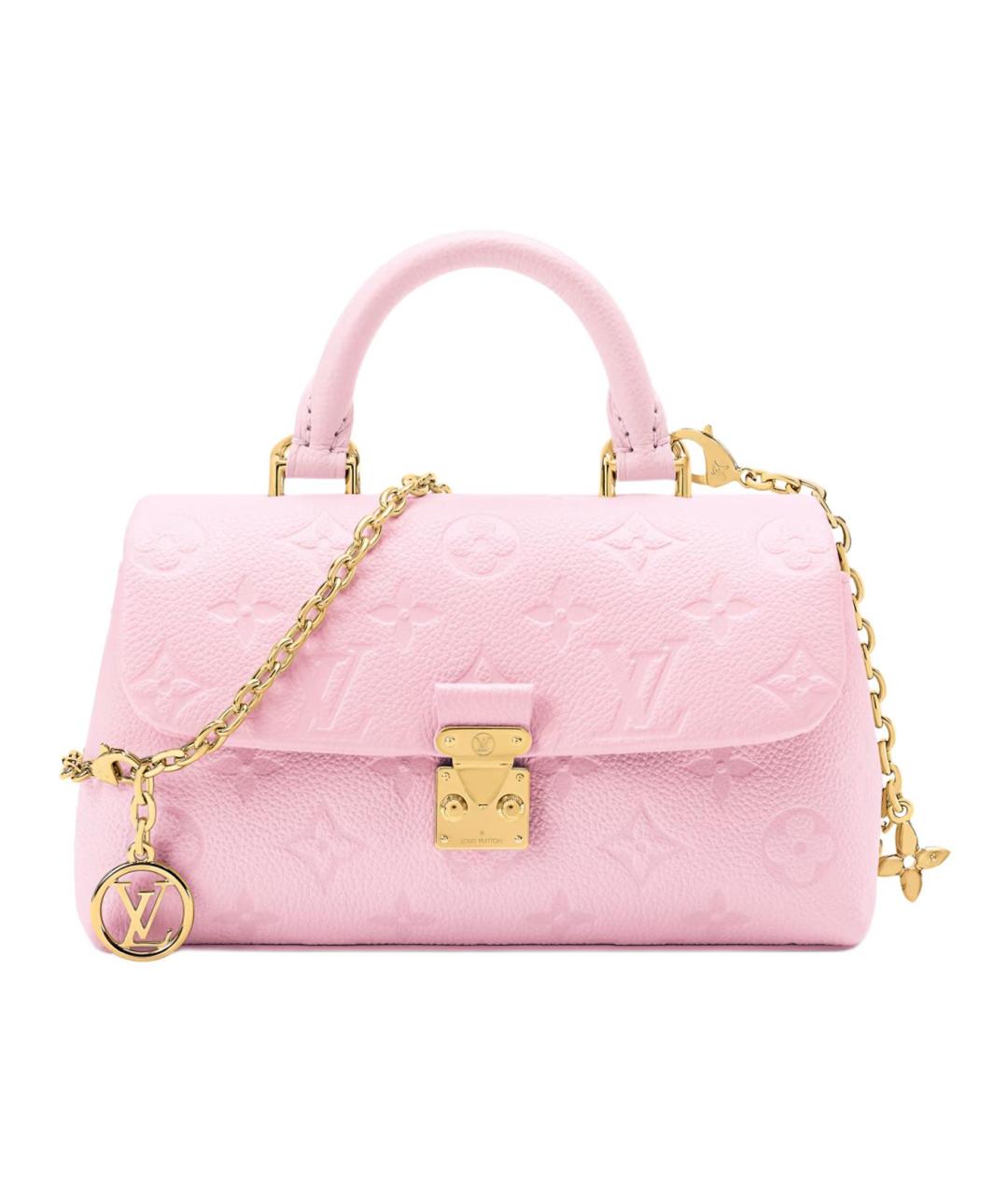 LOUIS VUITTON Розовая кожаная сумка через плечо, фото 1