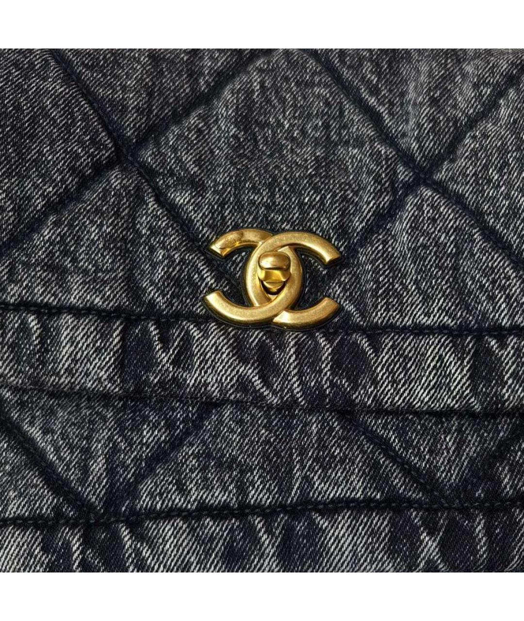 CHANEL Черная сумка через плечо, фото 3