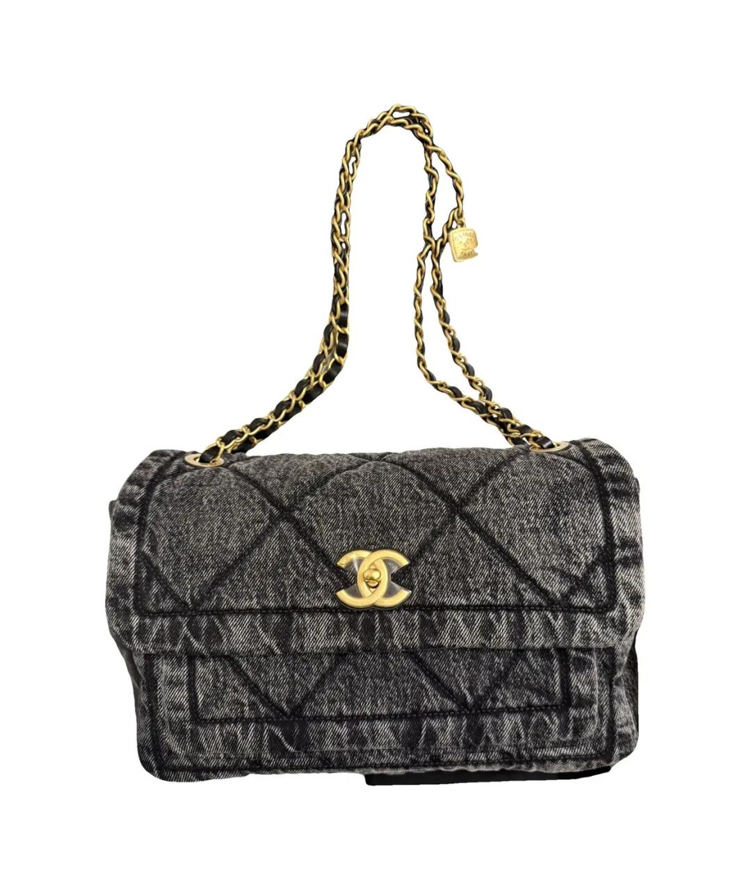 CHANEL Черная сумка через плечо, фото 4