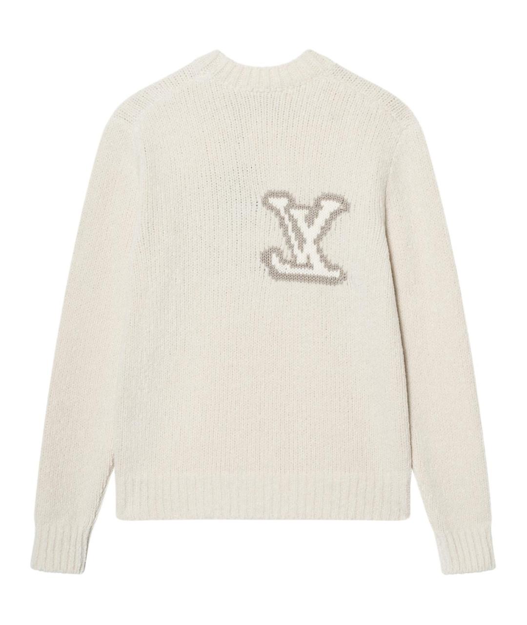 LOUIS VUITTON Белый джемпер / свитер, фото 2