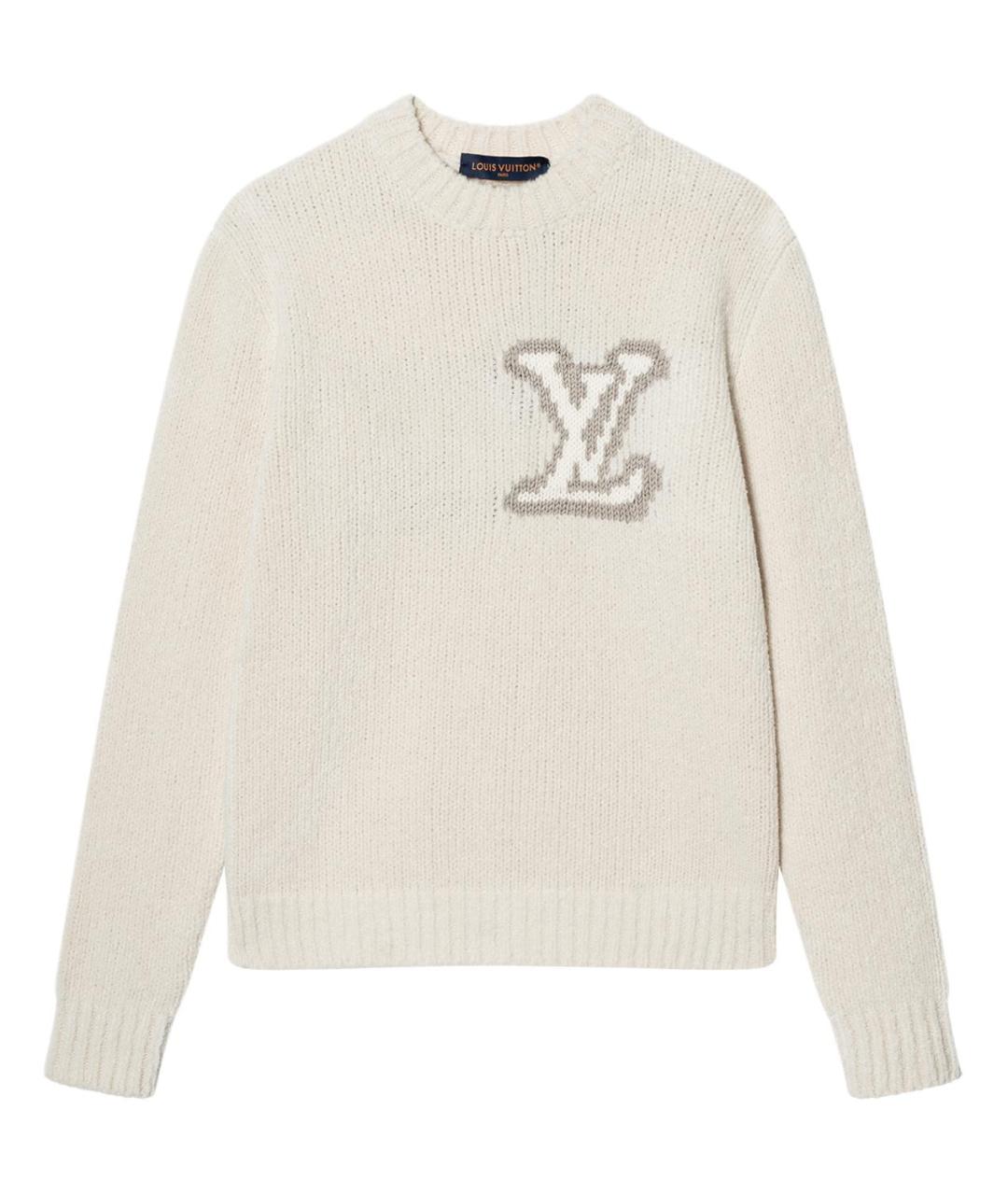 LOUIS VUITTON Белый джемпер / свитер, фото 1