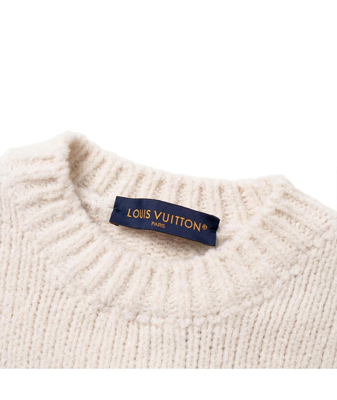 LOUIS VUITTON Белый джемпер / свитер, фото 4