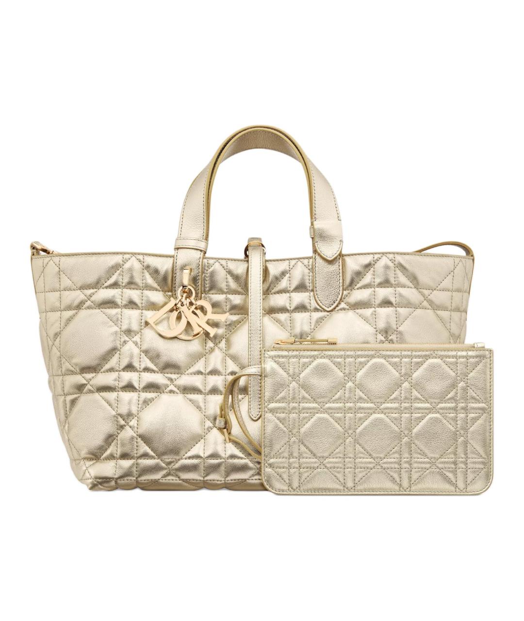 CHRISTIAN DIOR Бежевая сумка через плечо, фото 4