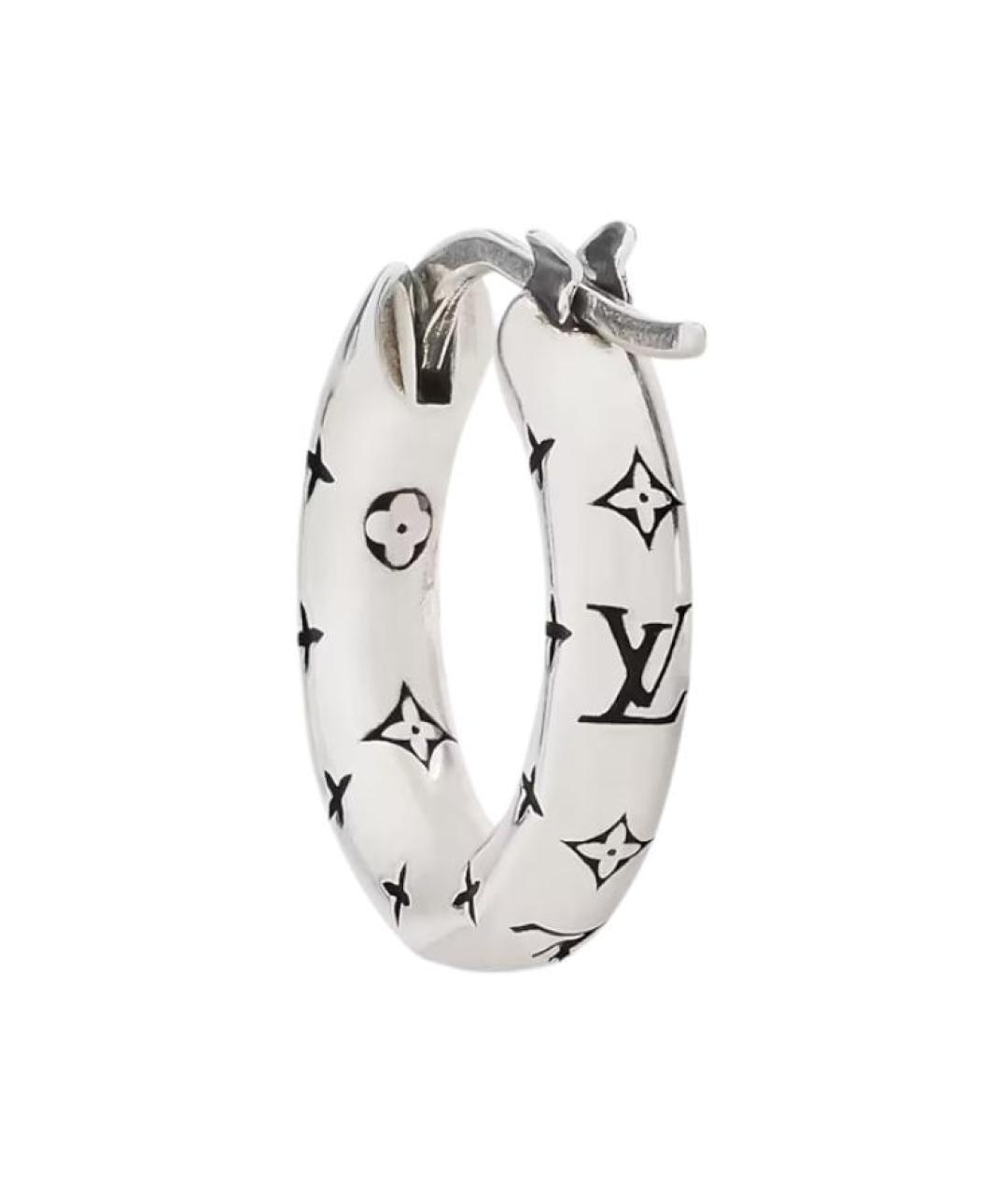LOUIS VUITTON Серебряные серьги, фото 2