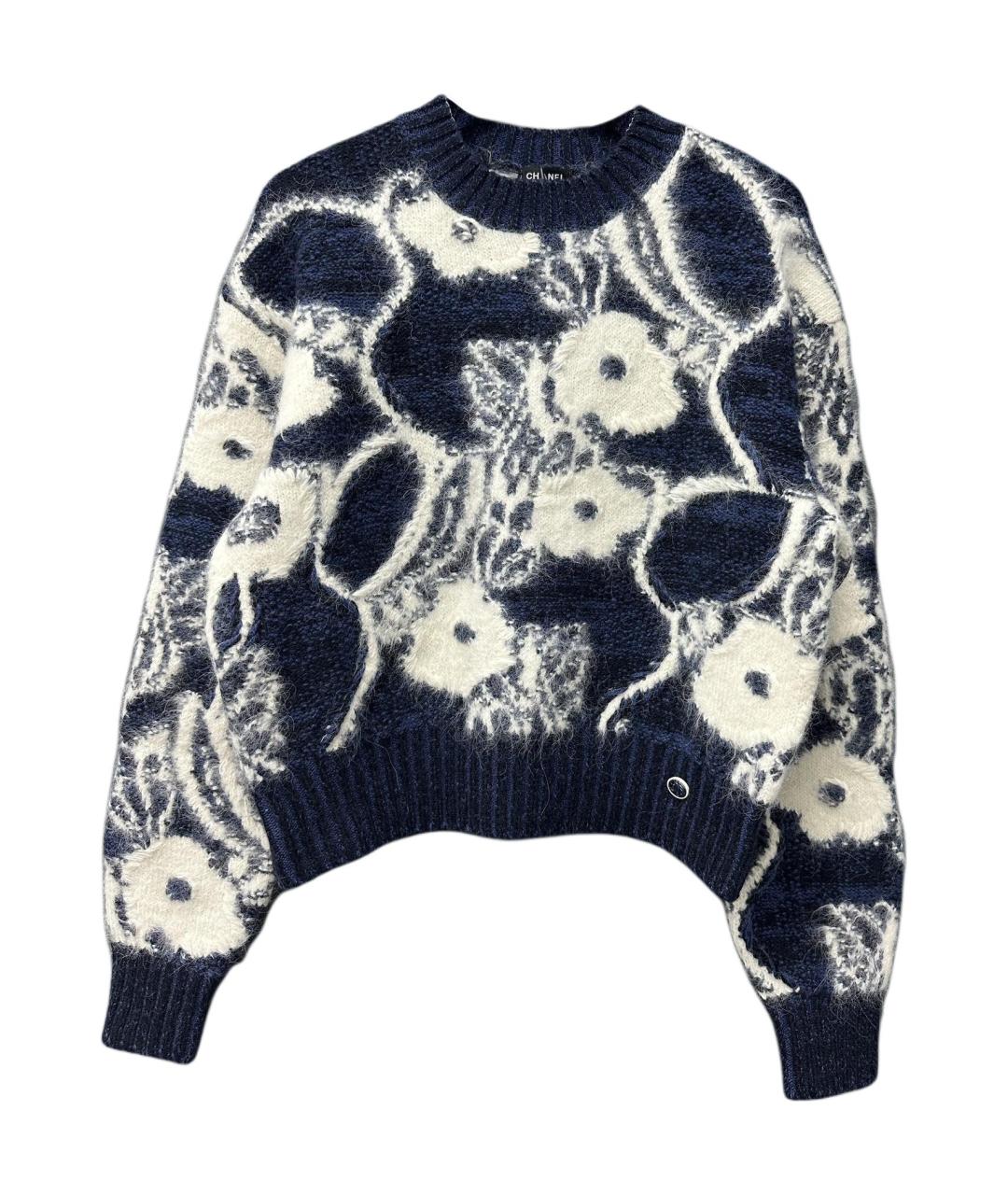 CHANEL Синий джемпер / свитер, фото 1