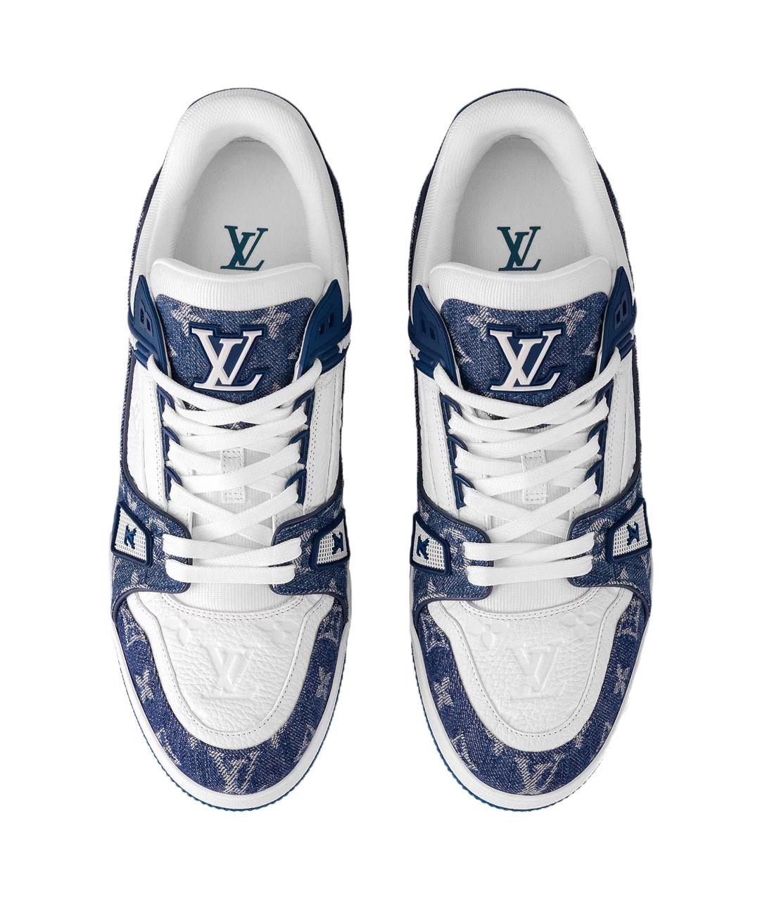 LOUIS VUITTON Мульти кожаные кеды, фото 4