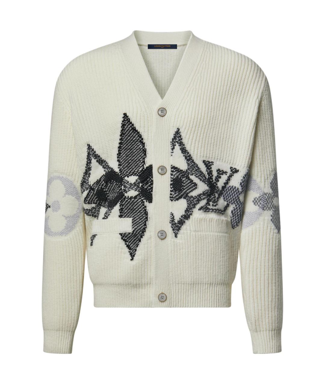 LOUIS VUITTON Бежевый джемпер / свитер, фото 1
