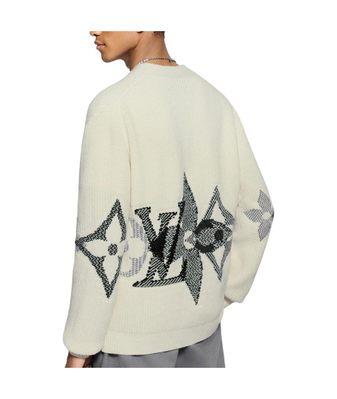 LOUIS VUITTON Бежевый джемпер / свитер, фото 3