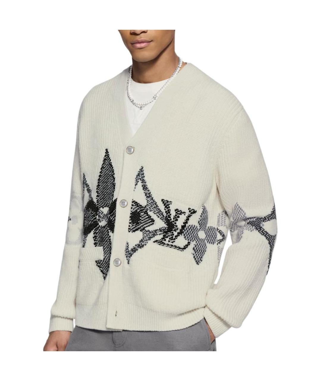 LOUIS VUITTON Бежевый джемпер / свитер, фото 2