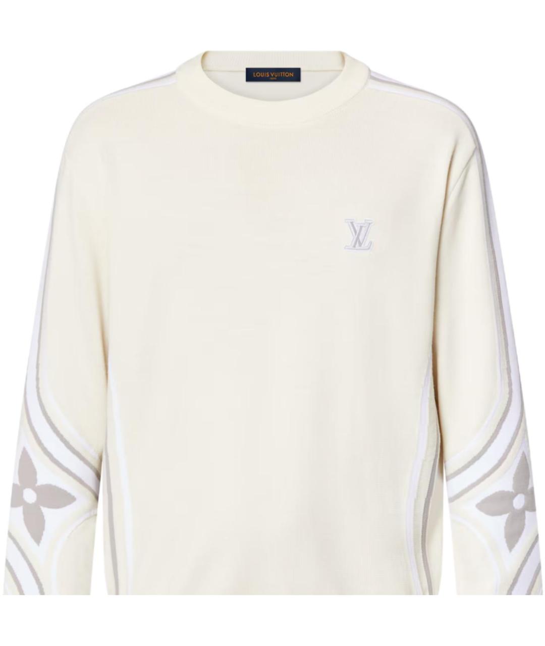LOUIS VUITTON Белый джемпер / свитер, фото 5