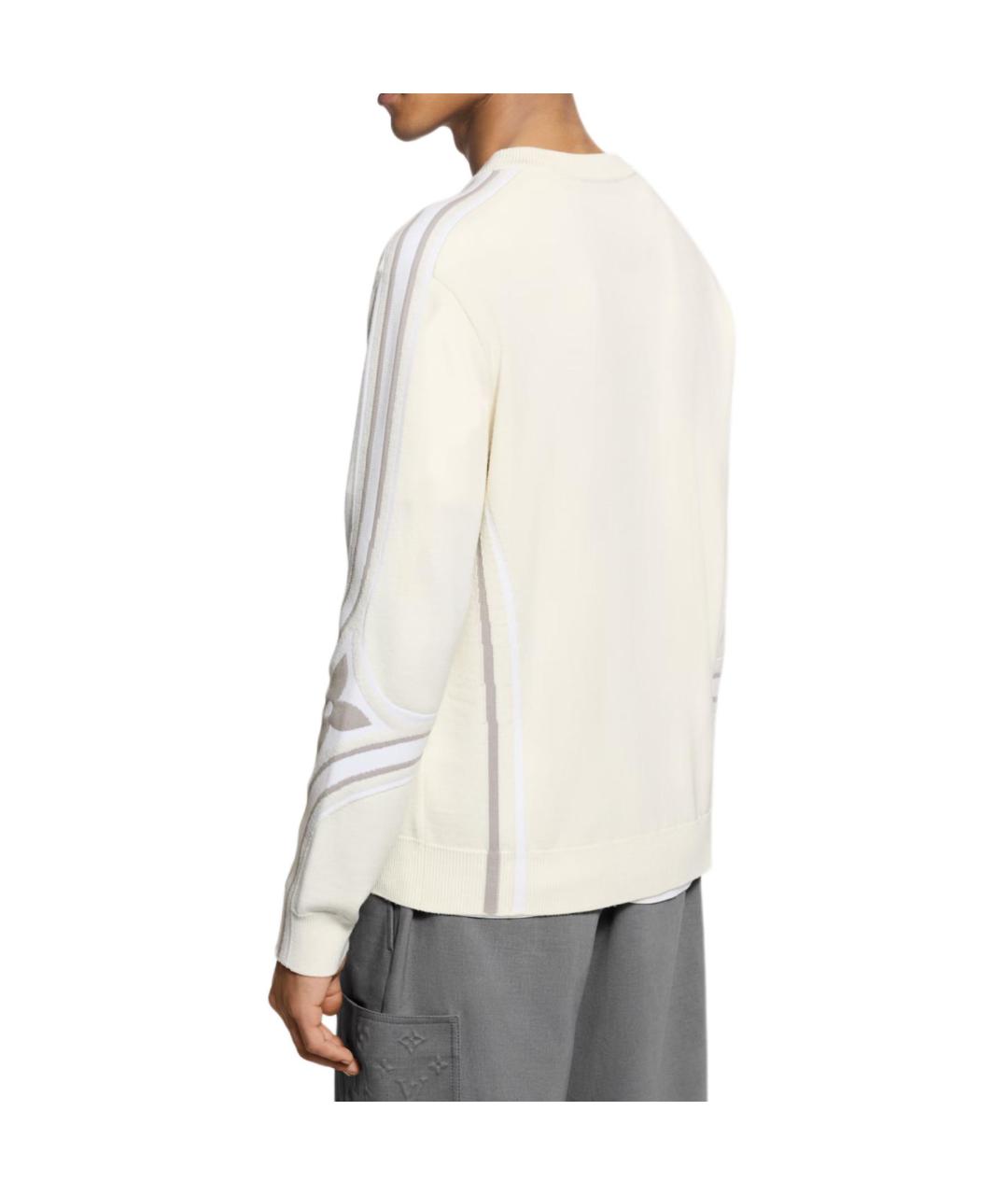 LOUIS VUITTON Белый джемпер / свитер, фото 3