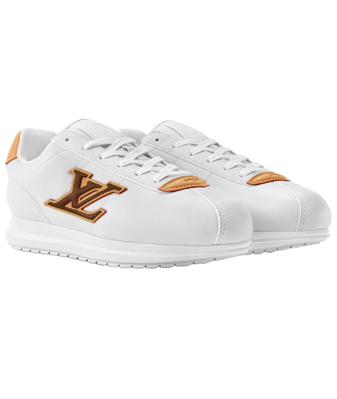 LOUIS VUITTON Белые низкие кроссовки / кеды, фото 3