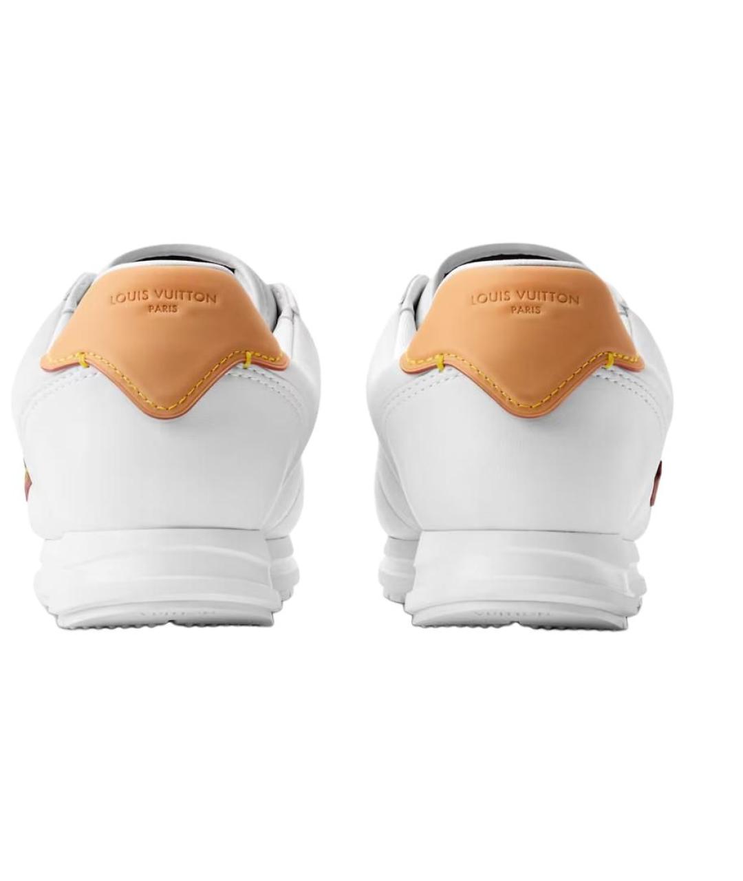 LOUIS VUITTON Белые низкие кроссовки / кеды, фото 5