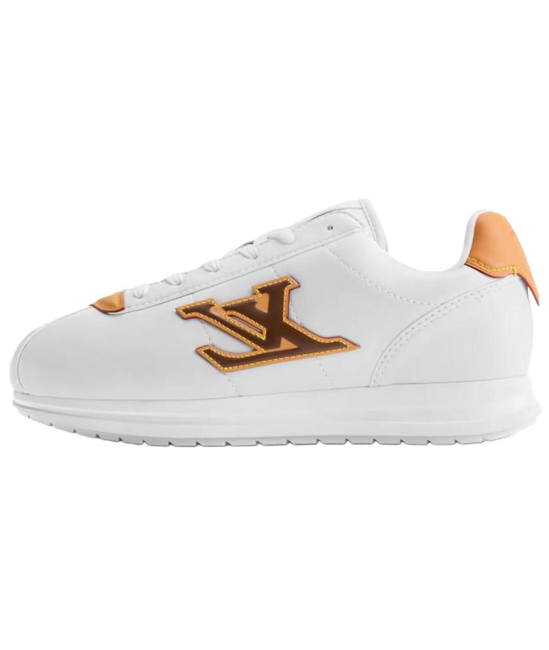 LOUIS VUITTON Белые низкие кроссовки / кеды, фото 2