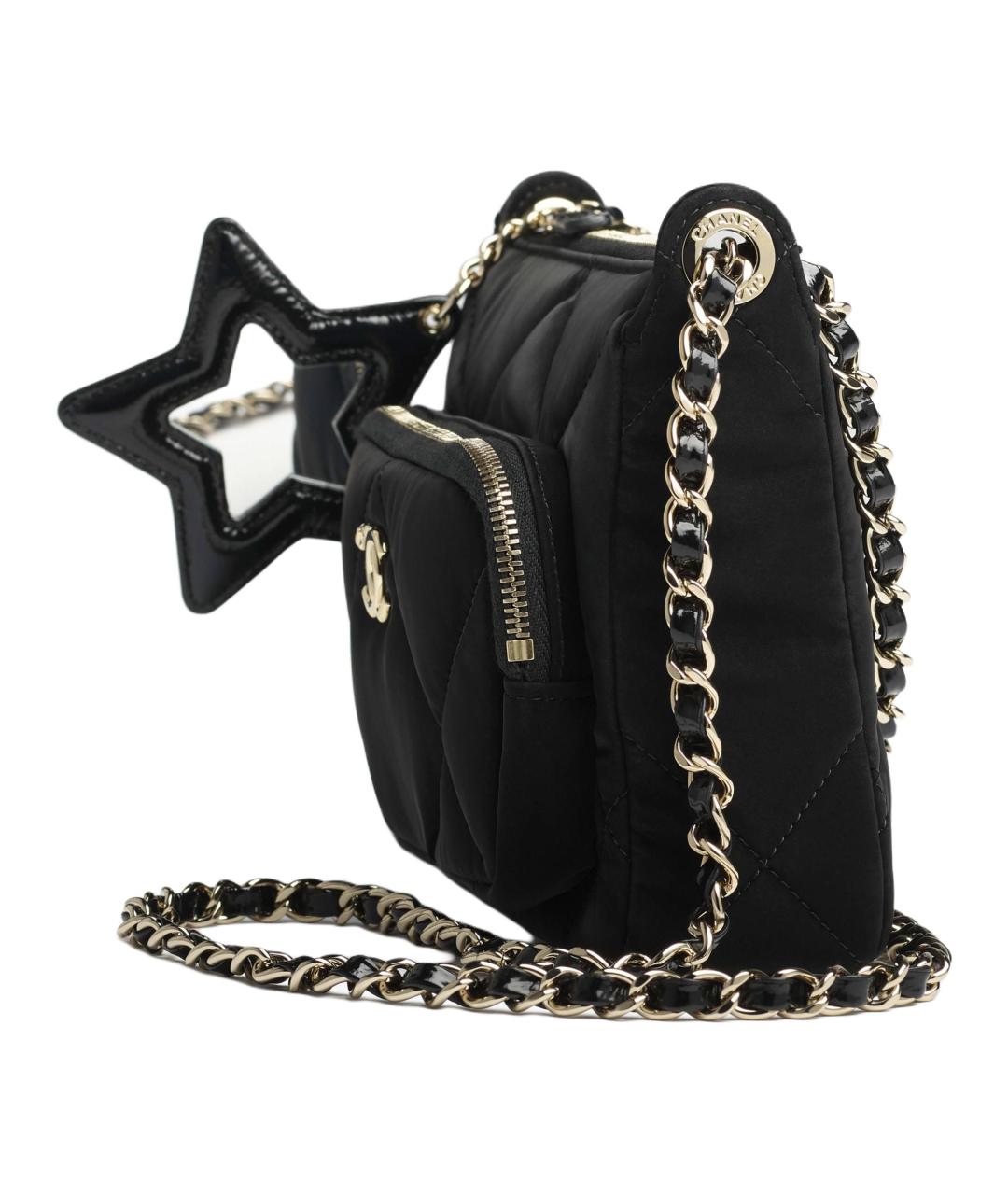 CHANEL Черная сумка через плечо, фото 3