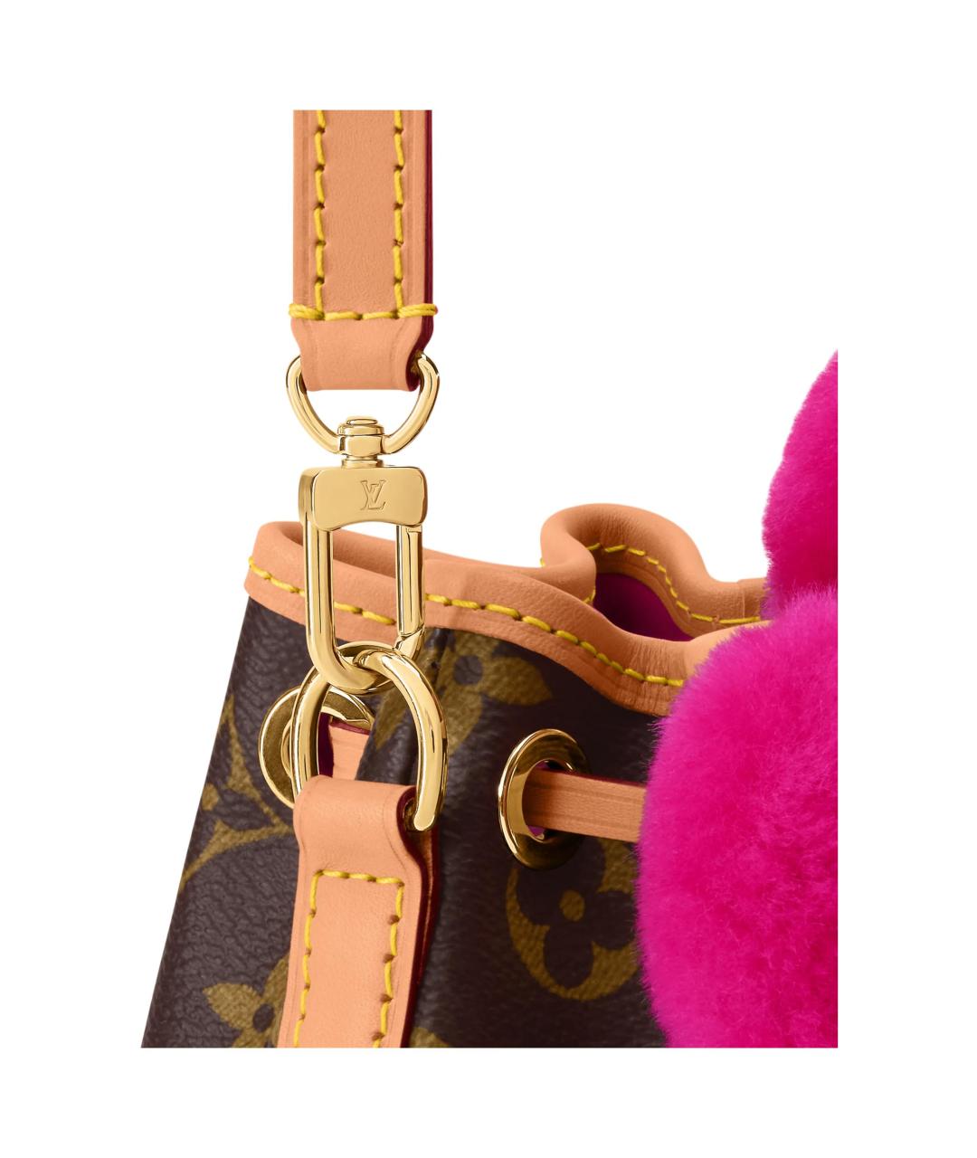 LOUIS VUITTON Коричневая сумка через плечо, фото 5