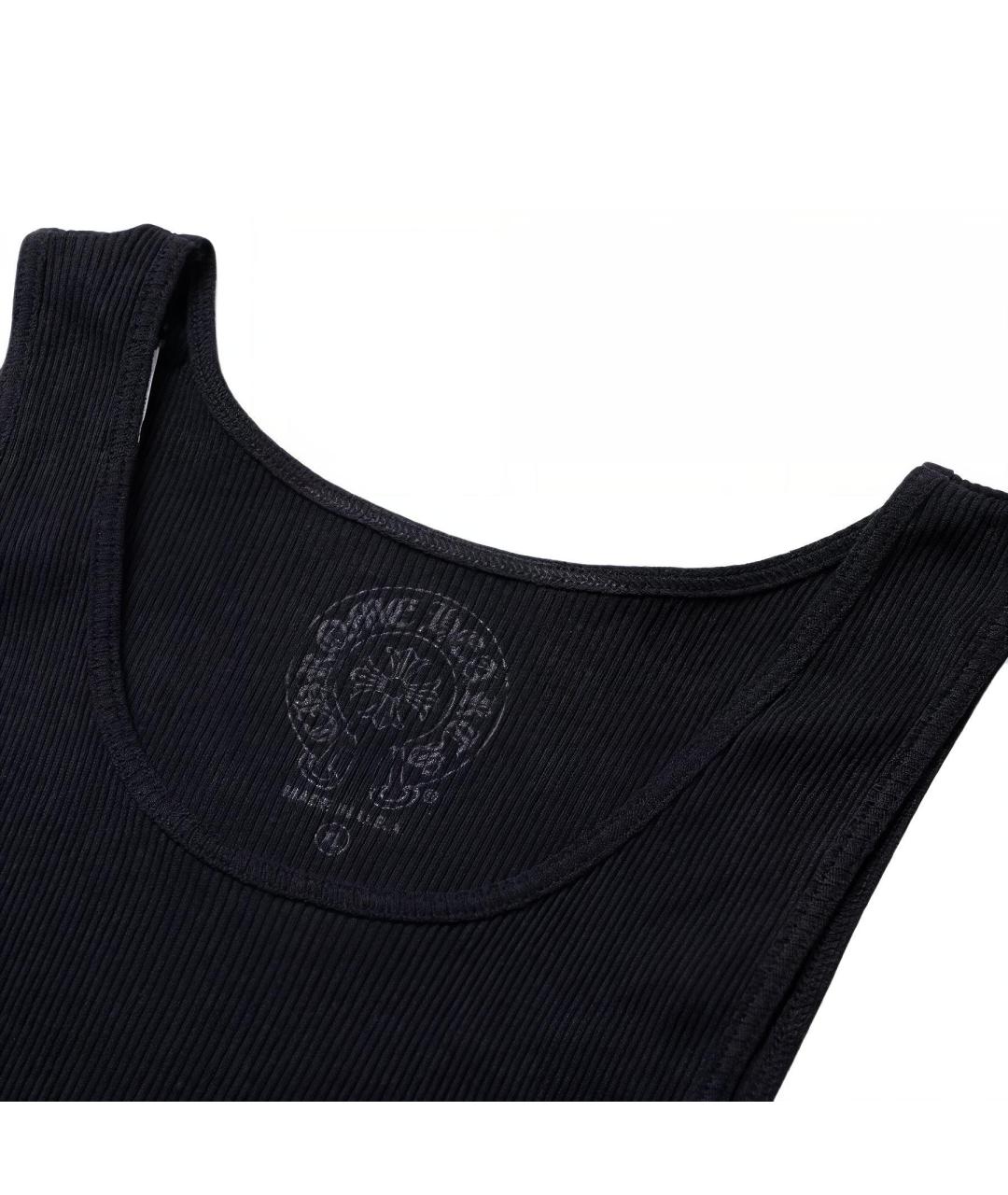 CHROME HEARTS Черная майка, фото 3