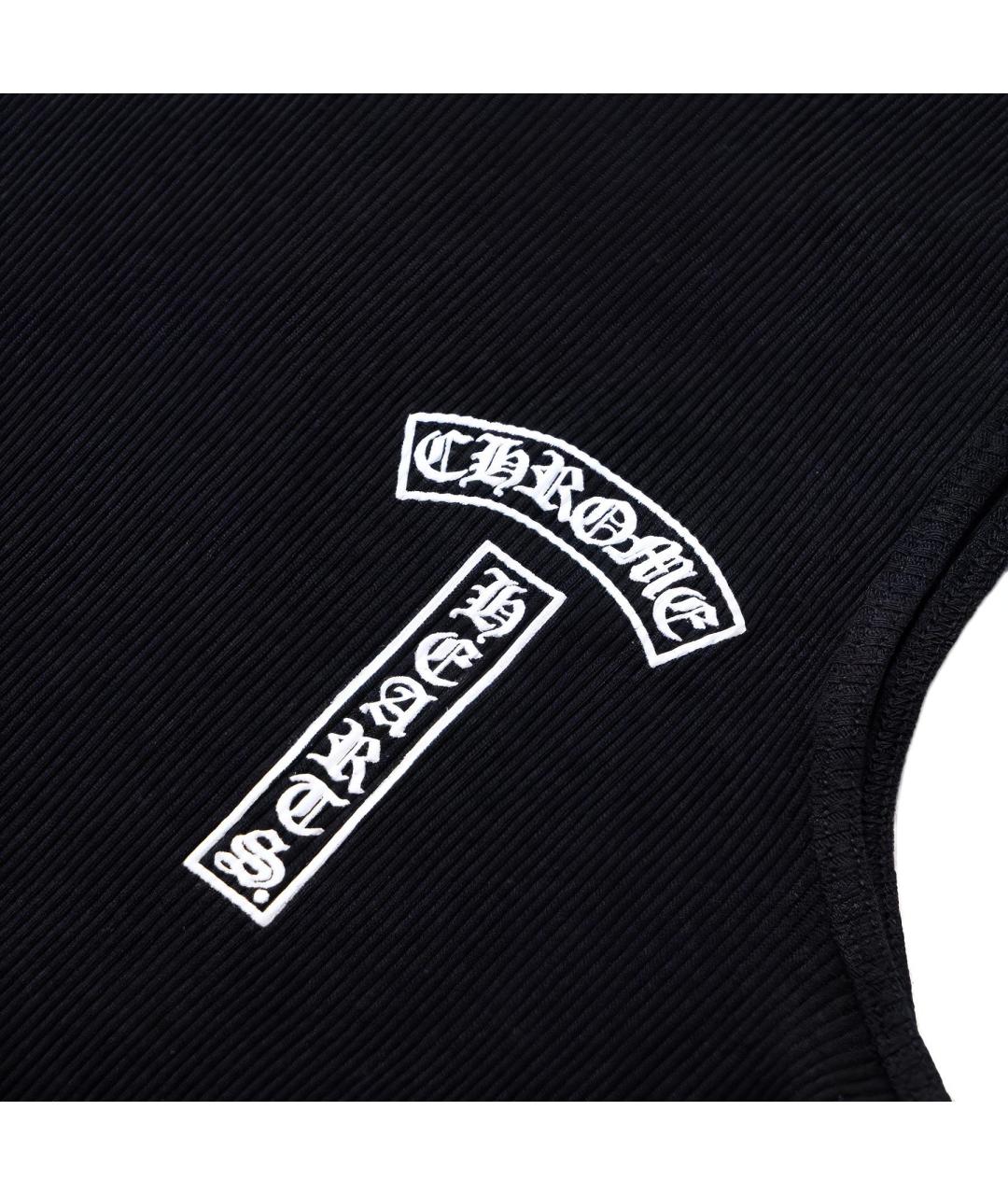CHROME HEARTS Черная майка, фото 4