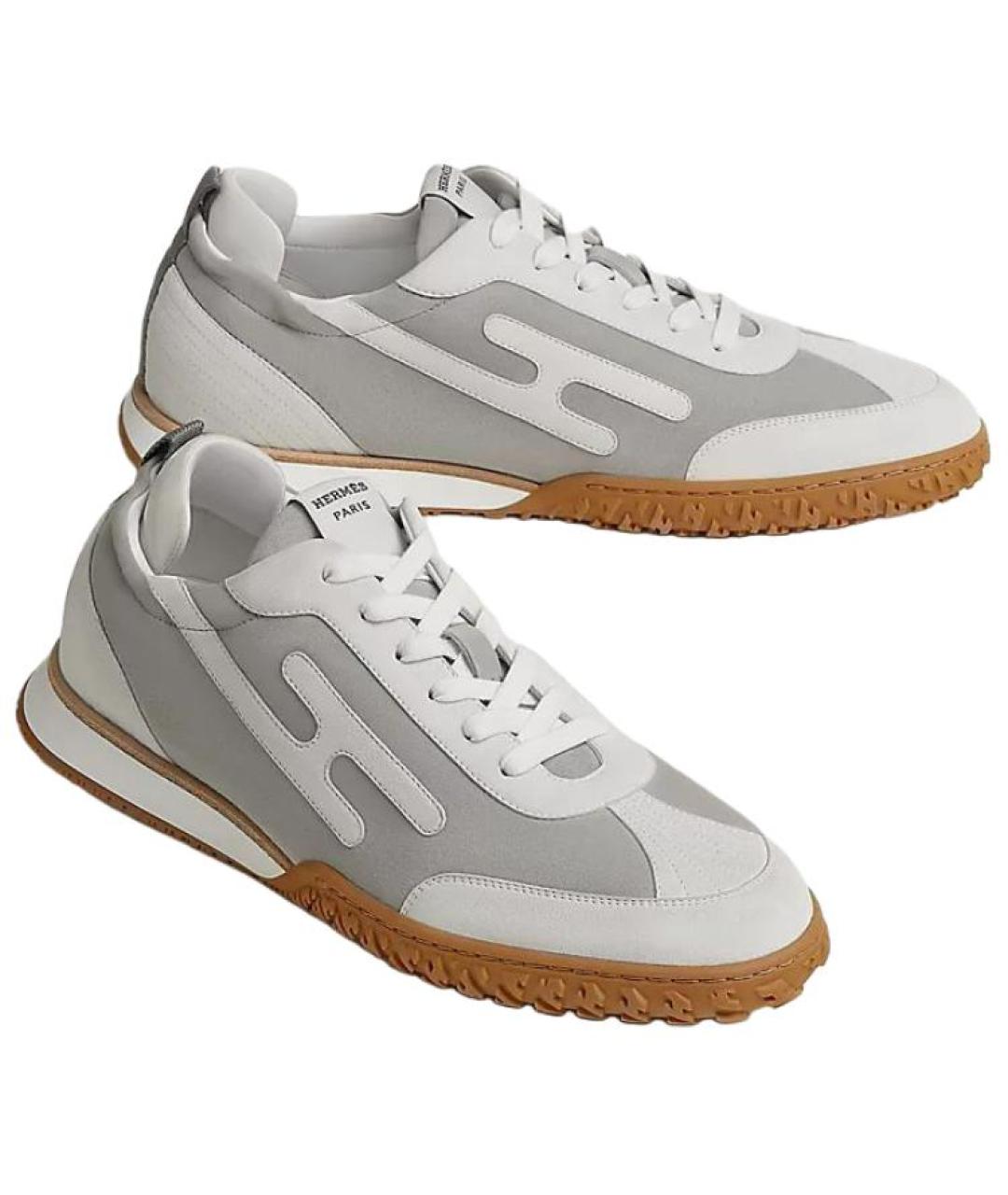 HERMES Мульти кожаные низкие кроссовки / кеды, фото 3