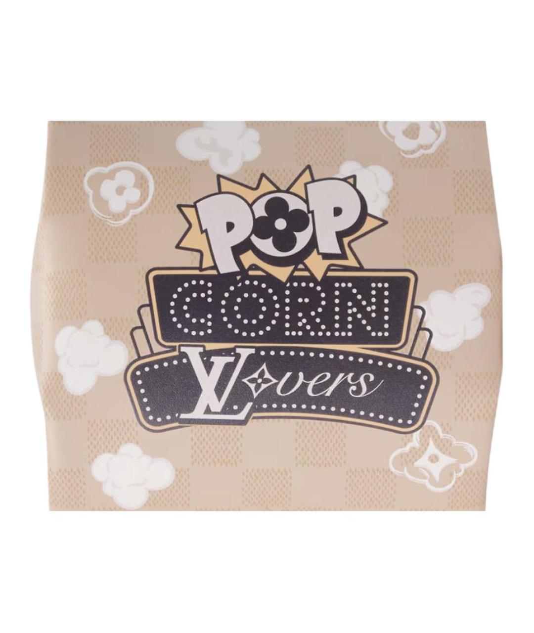 LOUIS VUITTON Бежевая кожаная папка для документов, фото 5