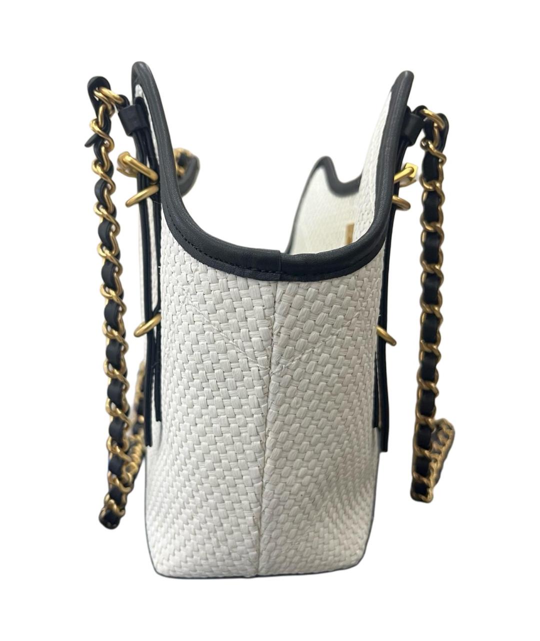 CHANEL Белая сумка через плечо, фото 2